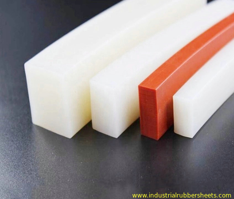 Red Translucent Silicone Profile 3-4mm Wall Thickness Shore A 60