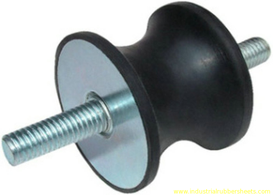 Industrial Grade Rubber Shock Mounts with 40-60 Shore A Hardness and Galvanized Metal for Vibration Damping