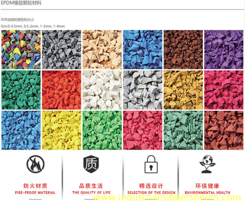 2-4mm Virgin EPDM Rubber Granules with UV Resistance for High Performance Applications