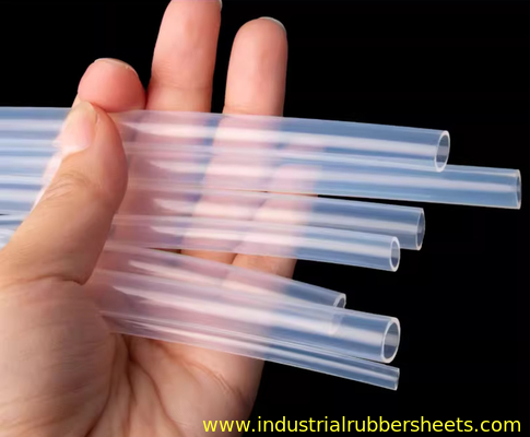 High Performance PTFE Tubing and PTFE Hose with 90 Shore A Hardness, 0.5mm - 50mm Diameter Range, and 200% Elongation