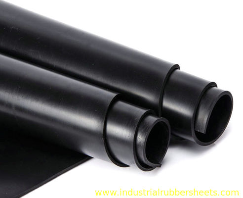 Non-Toxic Colorful Industrial Rubber Sheet with 1.0 mm - 100 mm Thickness and Tensile Strength 2-12Mpa