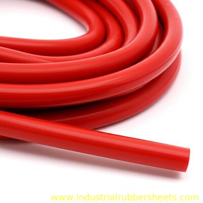 100% Virgin Silicone Tube Extrusion High Temperature Resistant Polyester Braid Reinforced Hose for Corona Roller