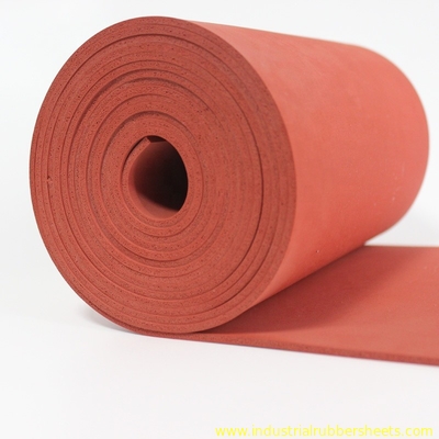 Close Cell Silicone Sponge Rubber Sheet 10-40 Shore A 0.5-1.0g/cm3