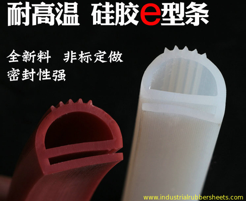Profili di silicone rosso traslucido spessore della parete 3-4 mm riva A 60