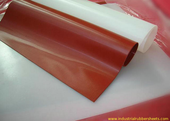 0.5-6.0mm x 0.5-1.2m x 10/20m Fogli di gomma di silicone per applicazioni industriali alimentari e industriali