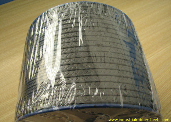 Imballaggio nero del teflon PTFE per la corda del materiale di sigillamento/dell'imballaggio ghiandola della grafite