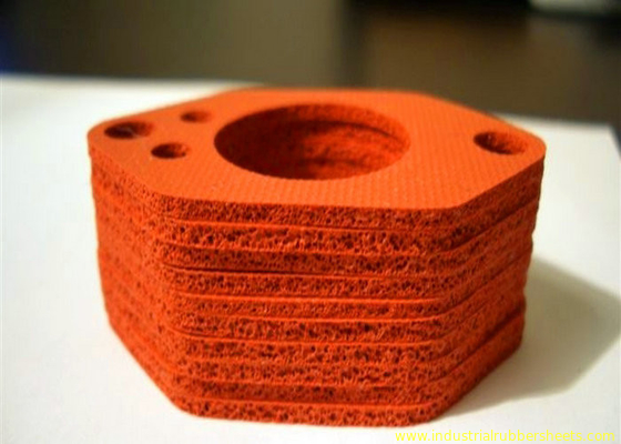 Rondelle di gomma UV del silicone di resistenza, guarnizione della spugna del silicone di vendita di fine