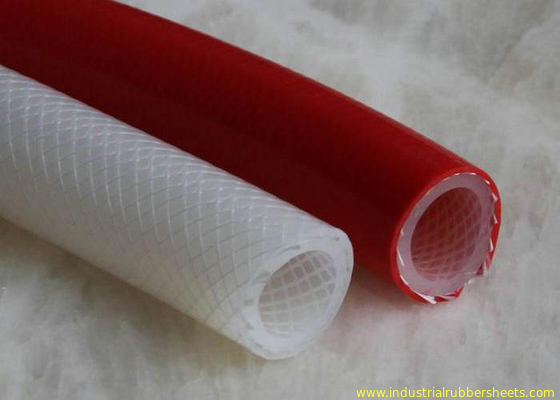 Tubo flessibile FDA resistente alla corrosione del silicone di rinforzo treccia ad alta pressione del poliestere