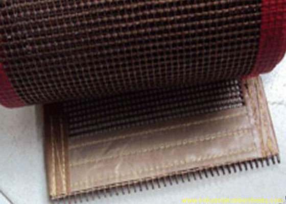 Maglie 10 x 10mm, nastro trasportatore del commestibile di resistenza al calore PTFE della maglia del PTFE