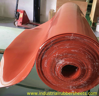 Lastra in gomma siliconica ad alta temperatura 7MPa, larghezza 1m-2m