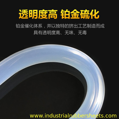 Processo di estrusione personalizzato Superficie liscia del tubo in silicone trasparente