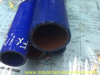 Tubo flessibile intrecciato in silicone blu ID 6 mm, tubo in gomma siliconica ad alta temperatura