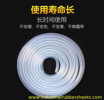 Manicotto per tubo in gomma siliconica resistente al calore estruso flessibile morbido