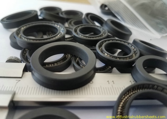 Tenuta di carbonio bianca o nera di PTFE, guarnizione di PTFE con la primavera dell'inserzione di SS304, SS316