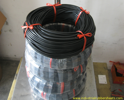 Rondelle di gomma del silicone del cavo di resistente agli'acidi FKM per la guarnizione industriale con il nero, colore di Brown