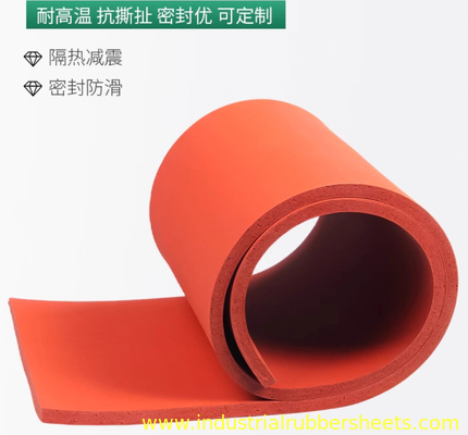 Carta di schiuma di silicone con struttura a cellule strette Carta di gomma di silicone resistente all'invecchiamento per la protezione