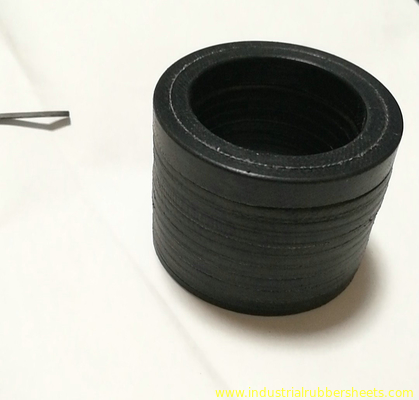 Muffa a forma di V di superficie liscia delle serie complete di colore del nero della guarnizione delle rondelle di gomma del silicone