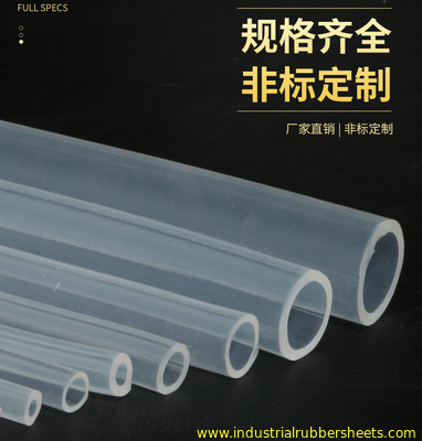 Translucent Food Grade Silicone Hose 1-50mm ID 200°C Resistant
