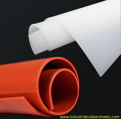 Fogli di gomma di silicone di qualità alimentare 60 Shore A 0,1-12 mm di spessore