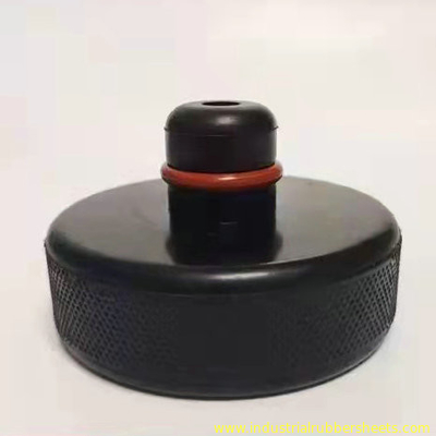 Il paraurti di gomma automobilistico dell'OEM del prodotto su ordinazione riempie l'automobile nera Jack Protector del silicone