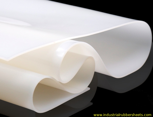 Fogli di gomma di silicone Rollo di silicone Membrana di silicone in diversi spessori e larghezza per esigenze diverse
