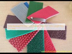 Lastra in gomma industriale in PVC con supporto solido, lunghezza 12 - 15 m, facile da pulire