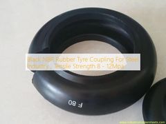 Giunto per pneumatici in gomma NBR nera per l'industria siderurgica, Resistenza alla trazione 8 - 12 MPa