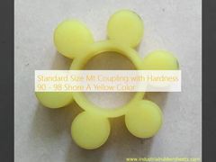 Giunto Mt di dimensioni standard con durezza 90 - 98 Shore A, colore giallo