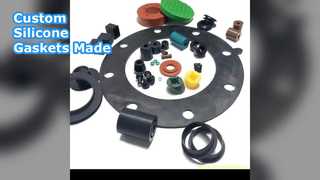 Guarnizioni per rondelle in silicone personalizzate realizzate su ordinazione