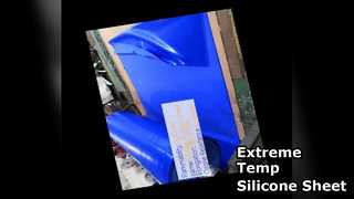 Foglio in gomma siliconica per temperature estreme | 0,2 mm-50 mm