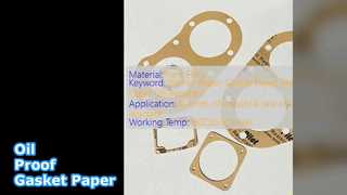 Carta per rondella resistente all'olio 180C Guarnizioni industriali larghe 1 m