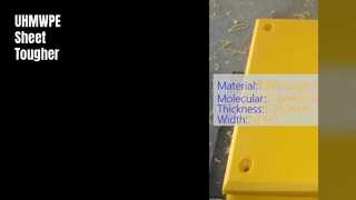 Foglio UHMWPE ad alta resistenza all'abrasione