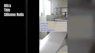 Rotolo sottile di gomma siliconica da 0,1 mm 0,8 mm