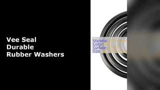 Set completo di rondelle in gomma siliconica nera con guarnizioni a V