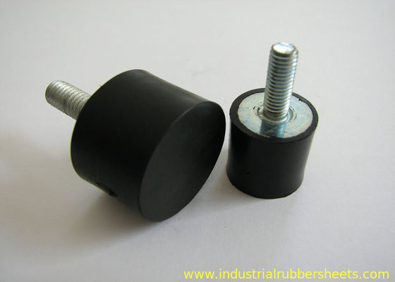 Black D-PF Type Rubber Shock Mounts with High Elasticity and Tensile Strength 8-12Mpa for Anti Vibration Applications