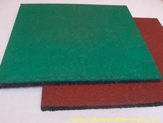 Wood Grain Recycled Rubber Industrial Sheet with 10-50mm Thickness for Floor Mat and Tiles