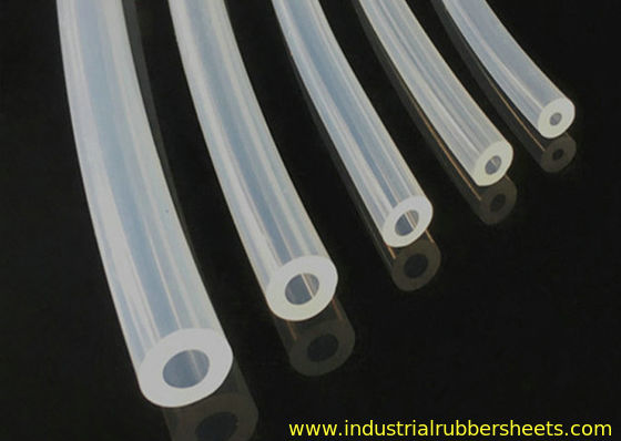 Tubo in silicone per uso alimentare con resistenza alla trazione di 7,5 MPa, inodore, per aria e acqua