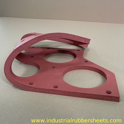 1.5mm Striscia di Gommapiuma di Silicone a Cellula Chiusa Resistente alle Alte Temperature