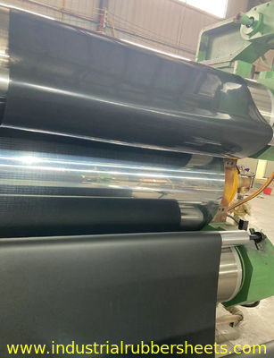 1m-2m di larghezza lamiera resistente ad alte temperature di gomma rinforzata con 1PLY di fibra di vetro o tessuto di aramide