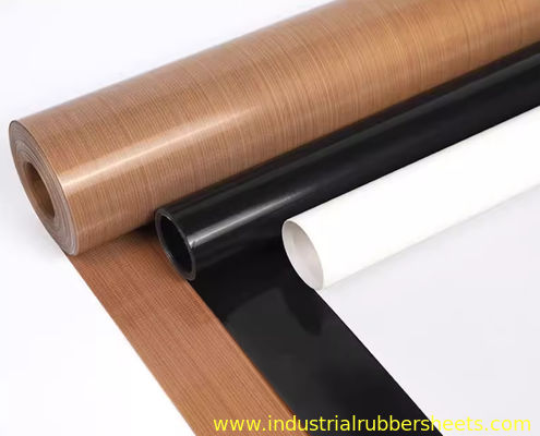 Piastra di fibra di vetro rivestita in PTFE nero resistente al calore ad alta tensione