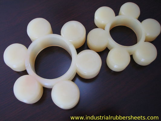Standard Size Polyurethane Coupling with 90-98 Shore A Hardness and Yellow Color for MT Shafts