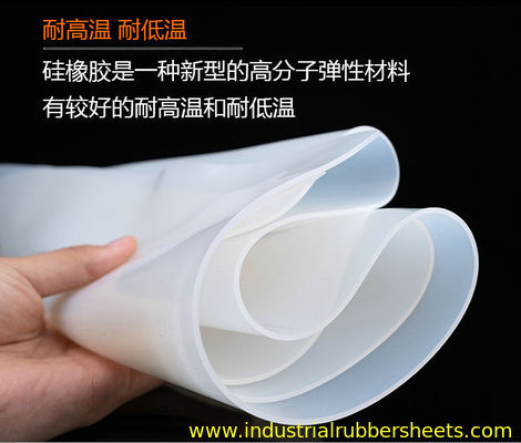 High Temperature Resistance Silicone Rubber Sheet with Excellent Aging Resistance and Customizable Thickness