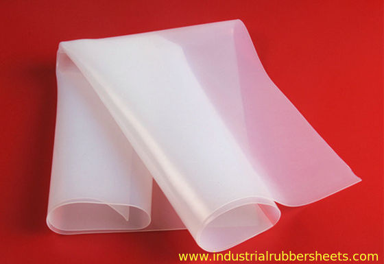 Foglio di gomma siliconica resistente agli strappi con resistenza alle alte temperature e opzioni di dimensioni personalizzate